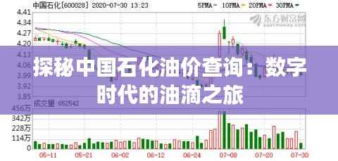 探秘中国石化油价查询:数字时代的油滴之旅