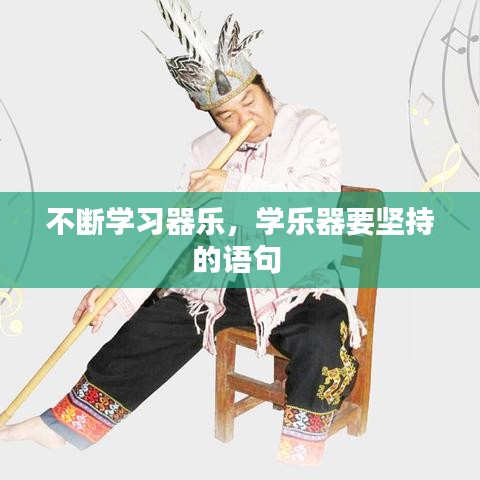 不断学习器乐,学乐器要坚持的语句