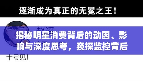 揭秘明星消费背后的动因、影响与深度思考,窥探监控背后的真相