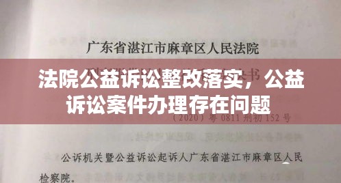法院公益诉讼整改落实,公益诉讼案件办理存在问题
