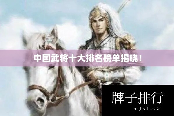 中国武将十大排名榜单揭晓!