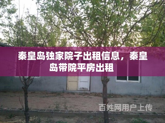 秦皇岛独家院子出租信息,秦皇岛带院平房出租