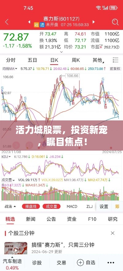 活力城股票,投资新宠,瞩目焦点!